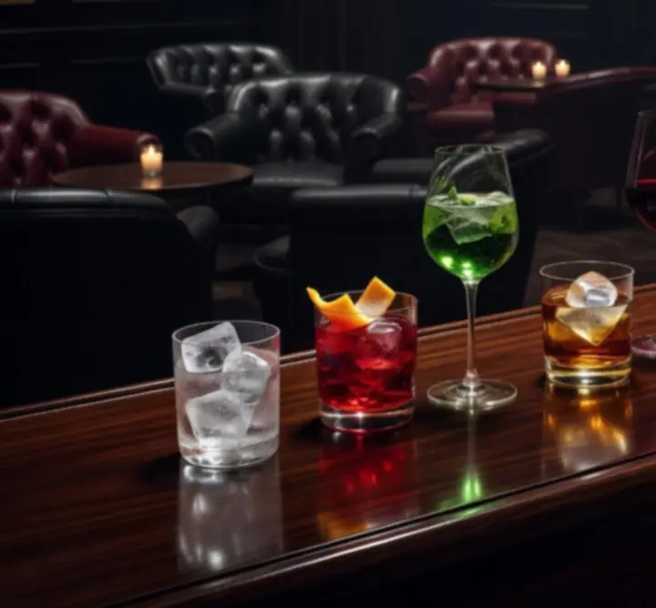 Prémium koktélok elegáns tálalásban a VBA lounge bárpultján